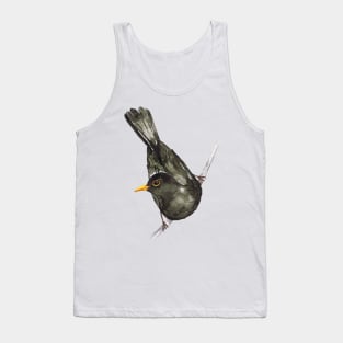 Blackbird watercolor Tank Top